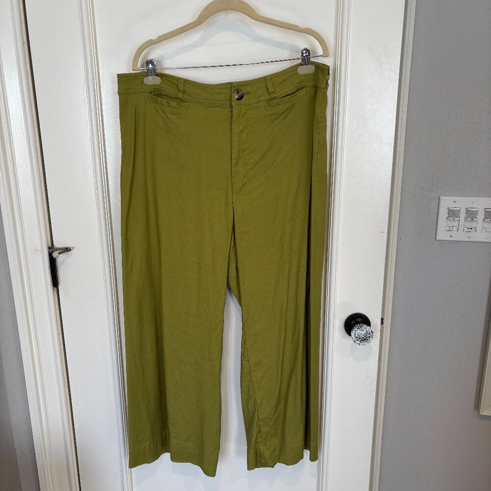 Maeve Cropped Wide-Leg Pants (34)